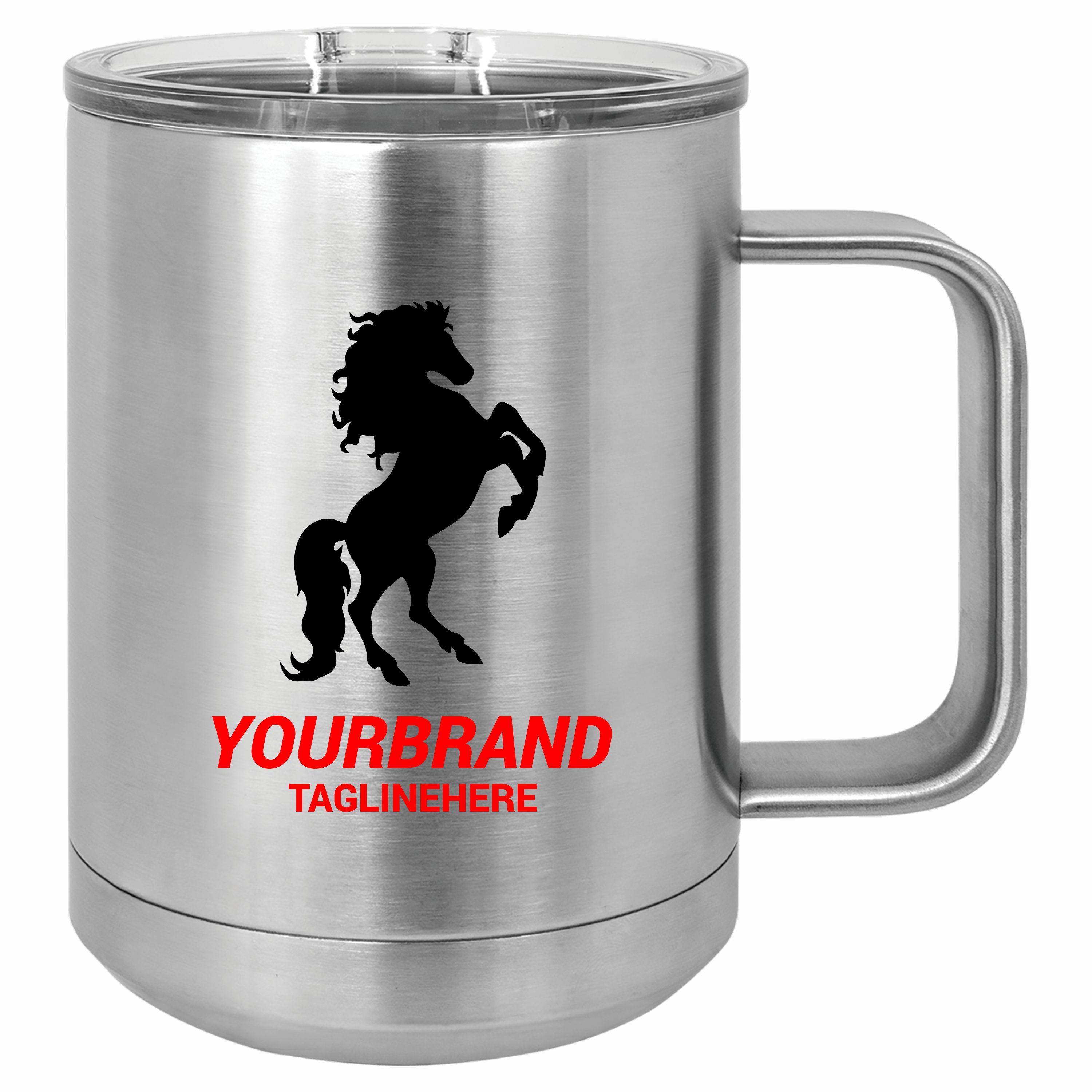 Polar Camel 15 Oz. Vacuum Insulated Mug with Slider Lid