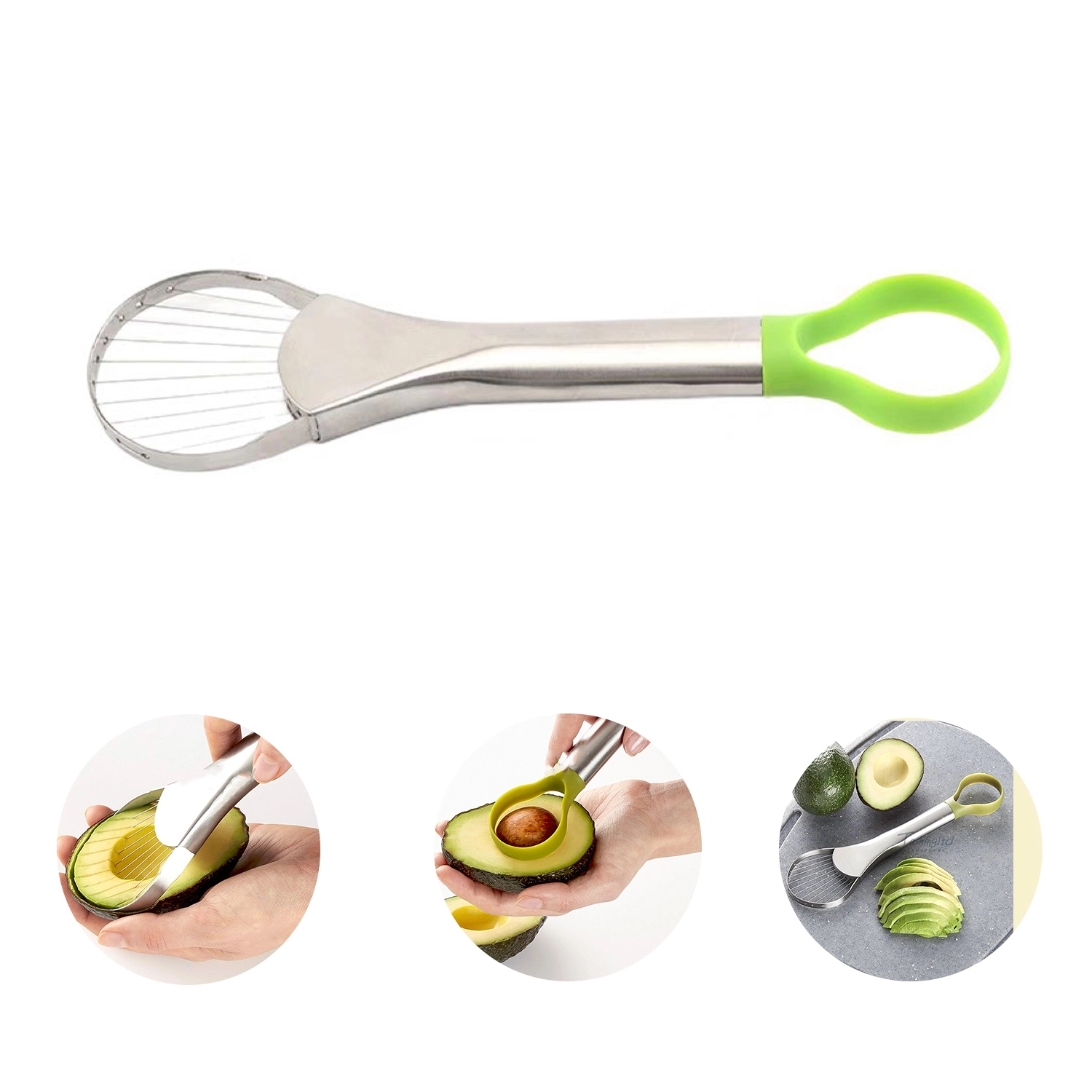 Multi-Purpose Stainless Steel Avocado Cutter 2