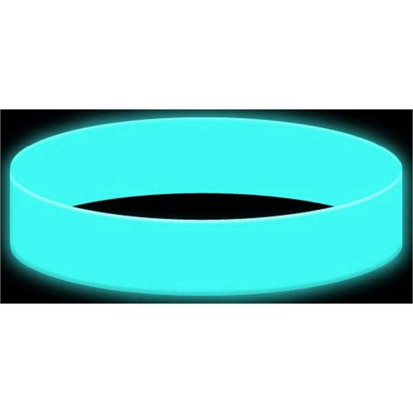 glowing debossed silicone bracelet wristbands 2