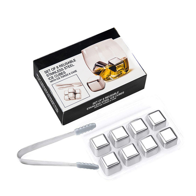 Bar stainless steel ice cubes 4