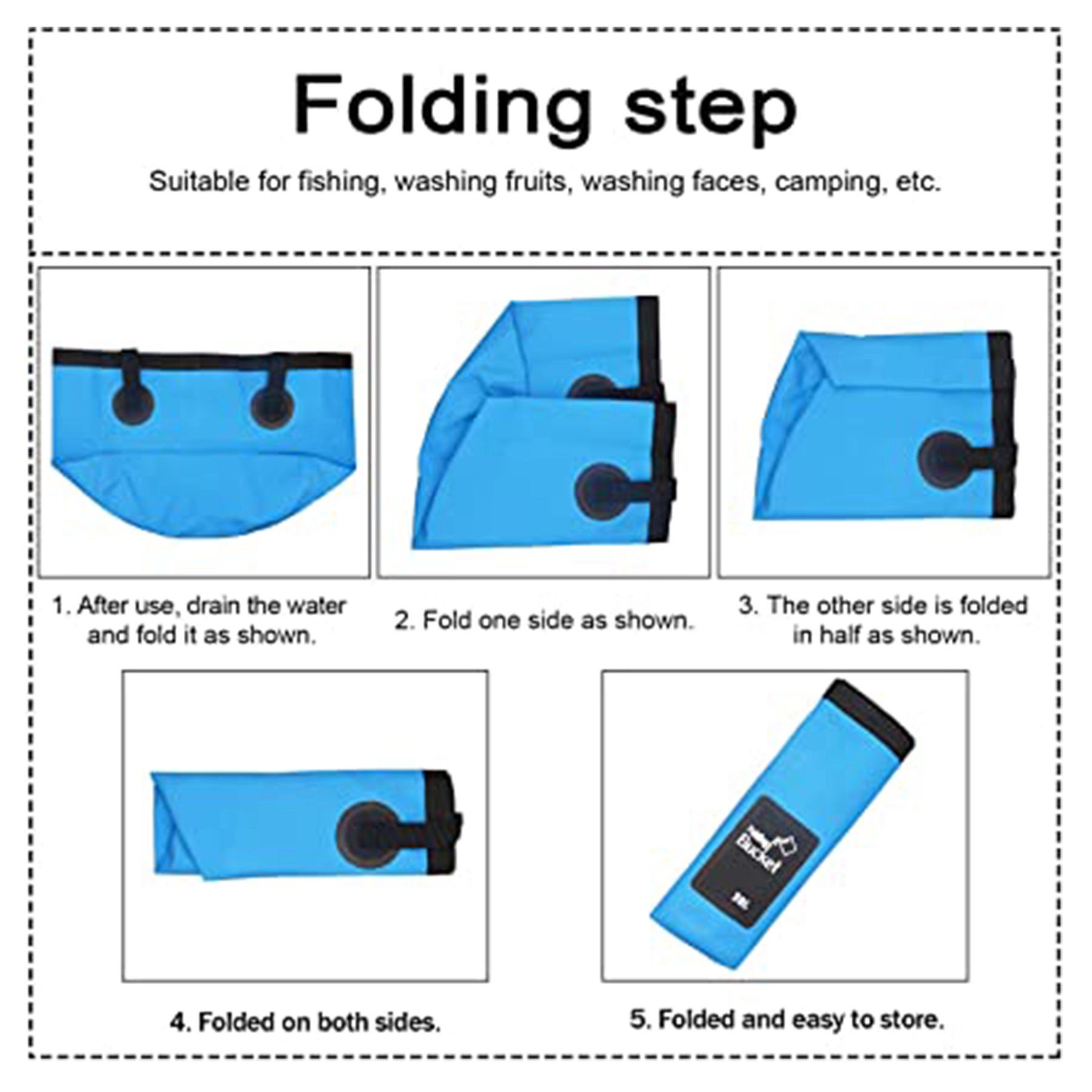 Multifunctional Portable Collapsible Bucket 2
