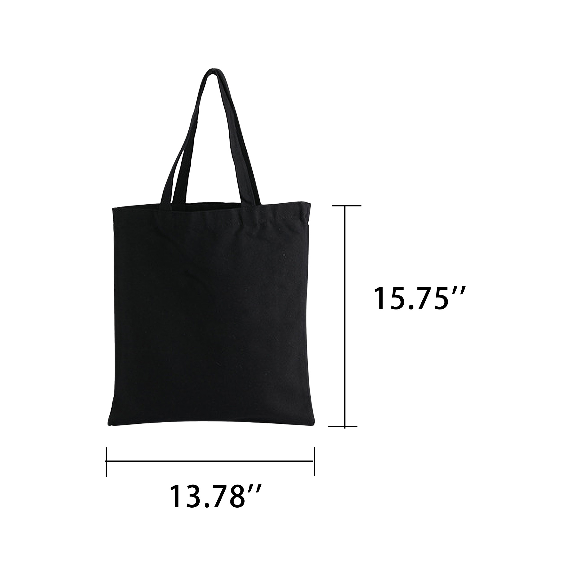 Canvas Eco-Conscious 98% Cotton Tote Bag Foldable Grocery 1