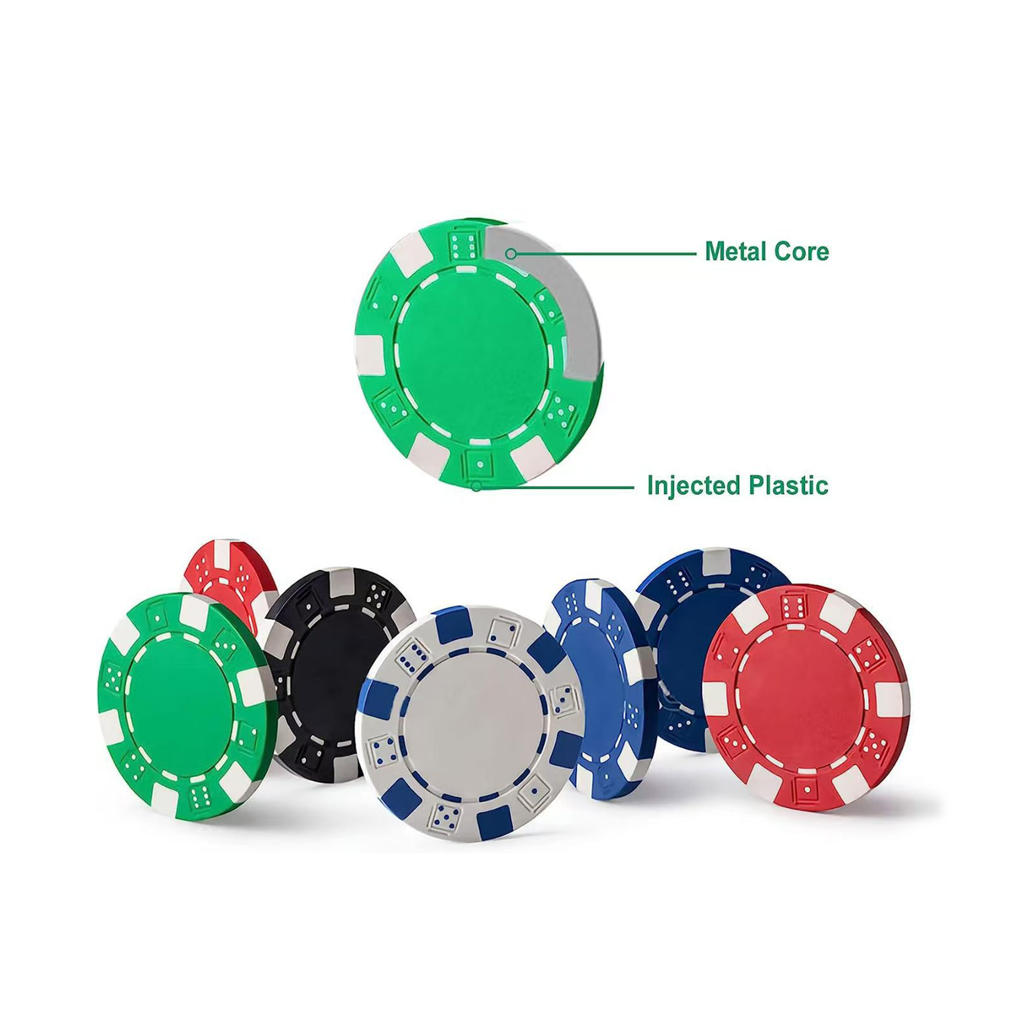 Premium Custom Casino Poker Chips 1