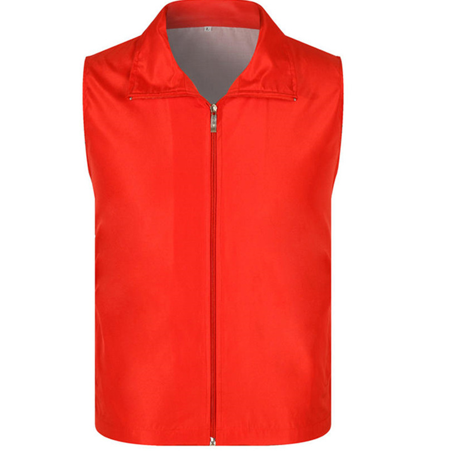 Lightweight Unisex Polyester Volunteer Vest w/ Zipper 2
