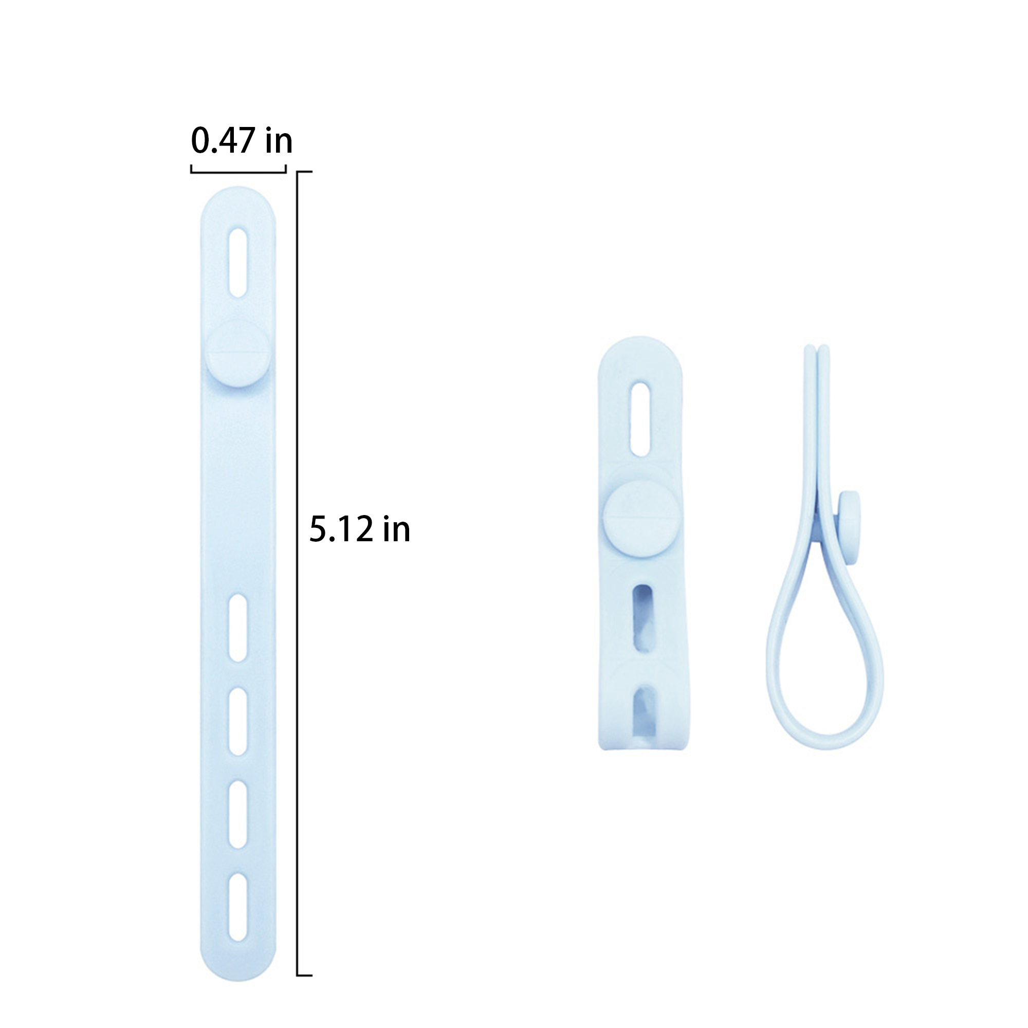 Adjustable Silicone Wire Organizer Clips 1