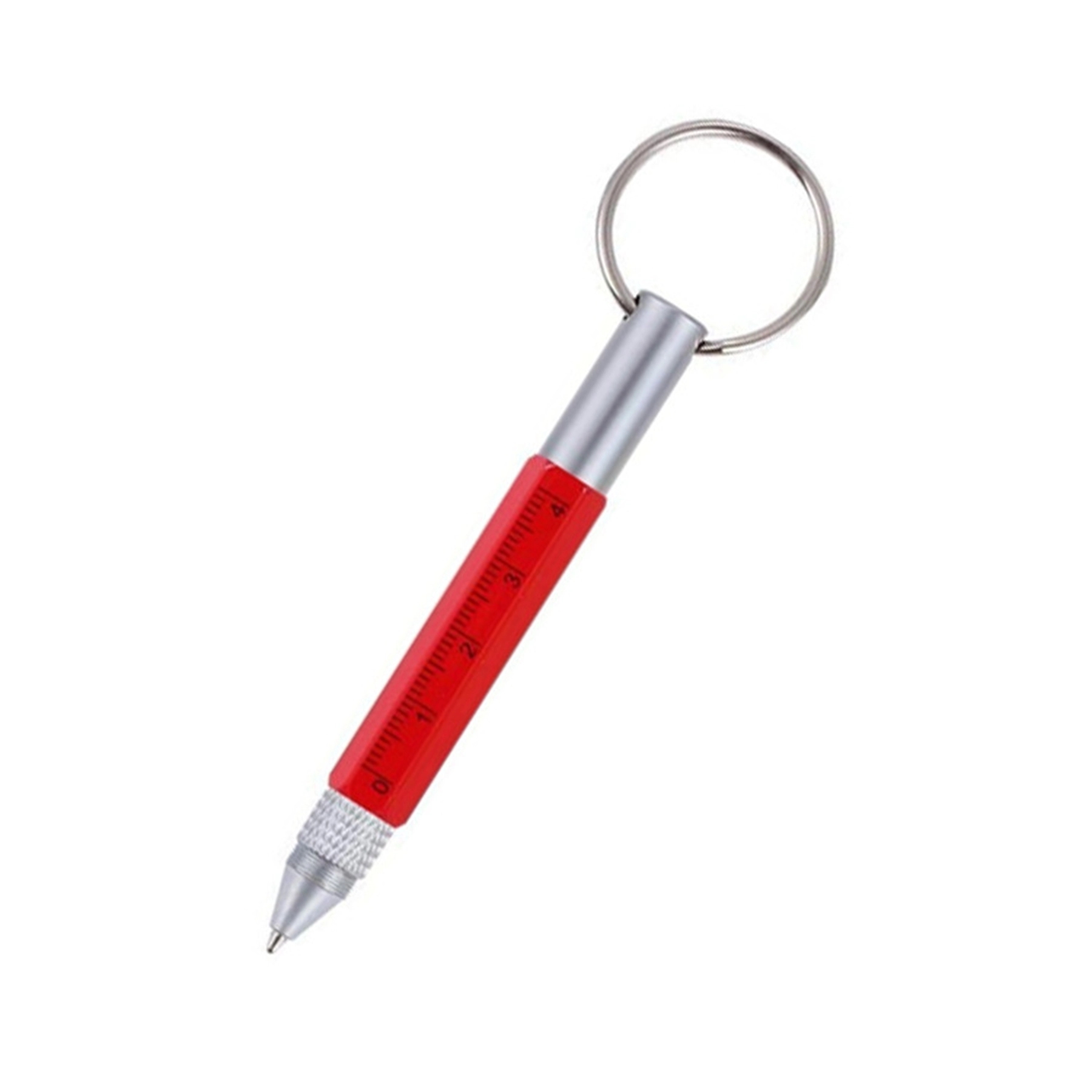 6 in 1 Multifunction Screwdriver Ballpoint Pen Keychain 9