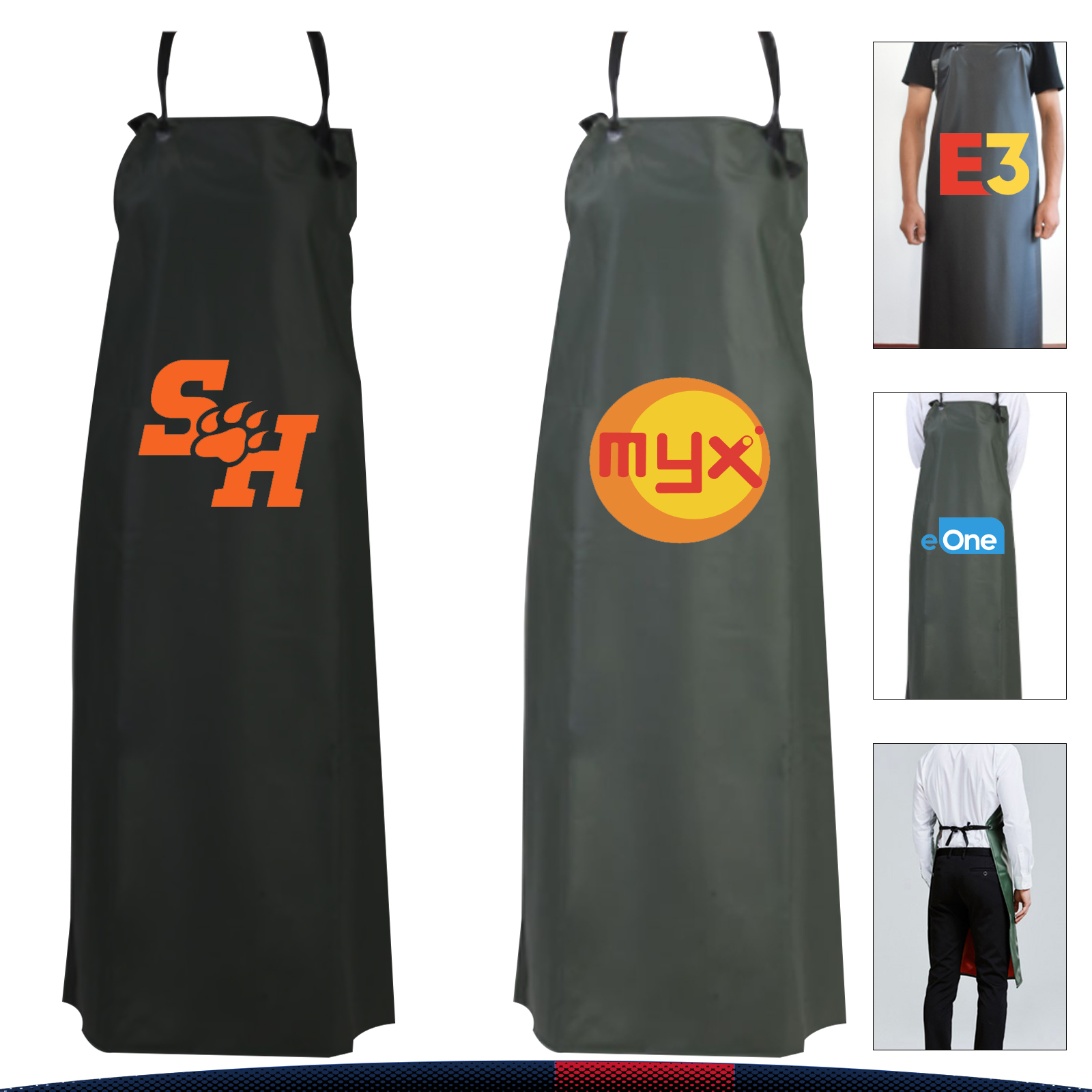 Halter Neck Waterproof Apron 3