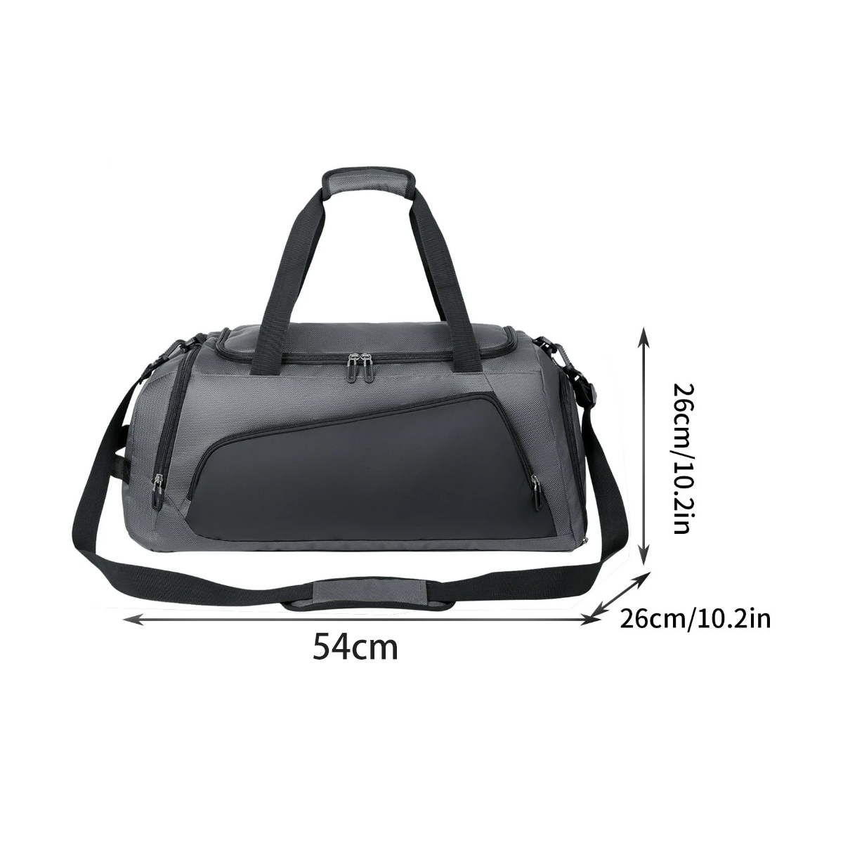 7L Multi-Functional Gym Duffel Bag with Shoe Compartment 2