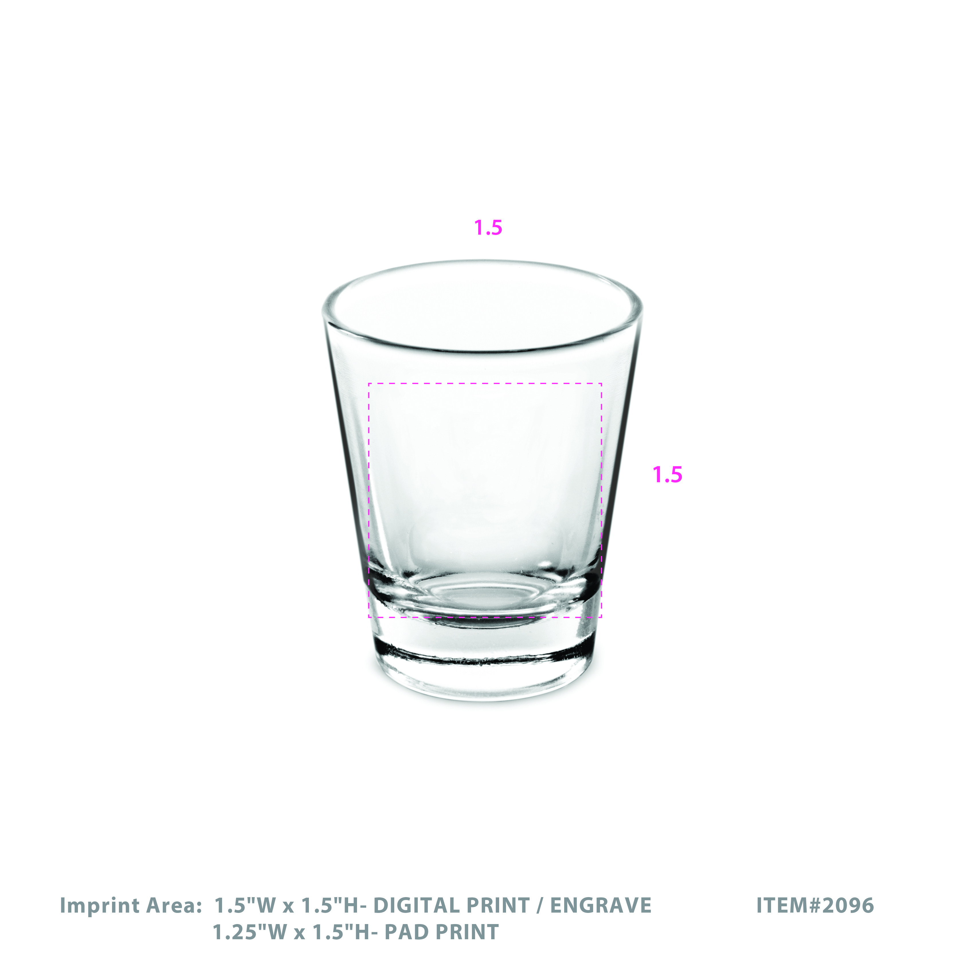 True® Shotski Classic 1.5oz Shot Glass 10