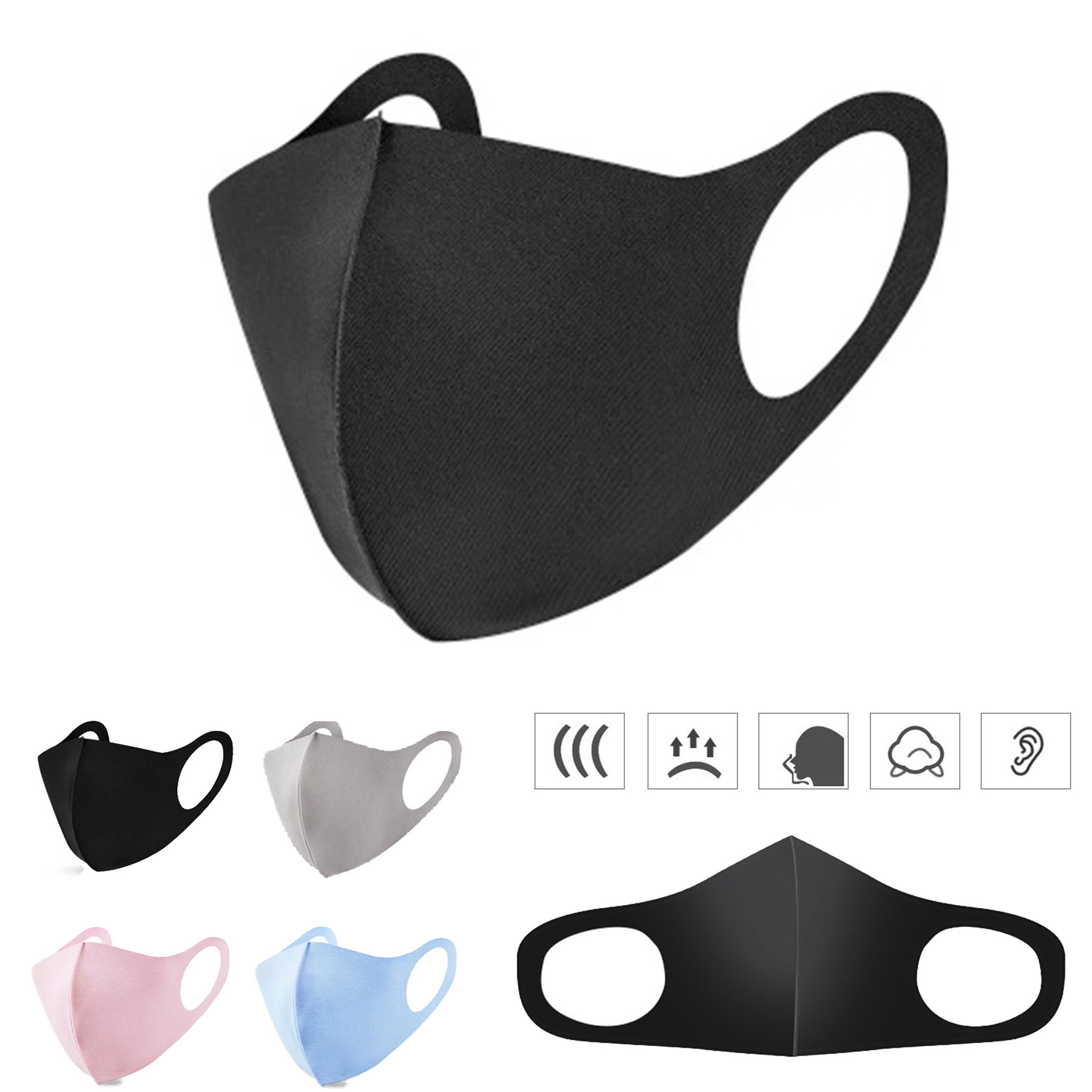 Ice Silk Cotton Masks 2