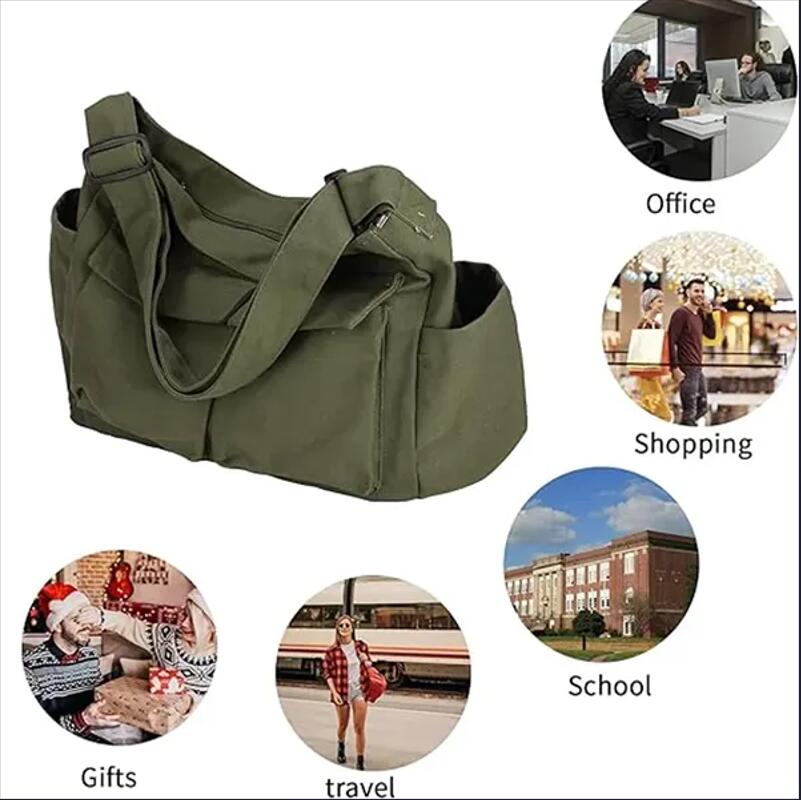 Canvas Shoulder Tote Bags 2
