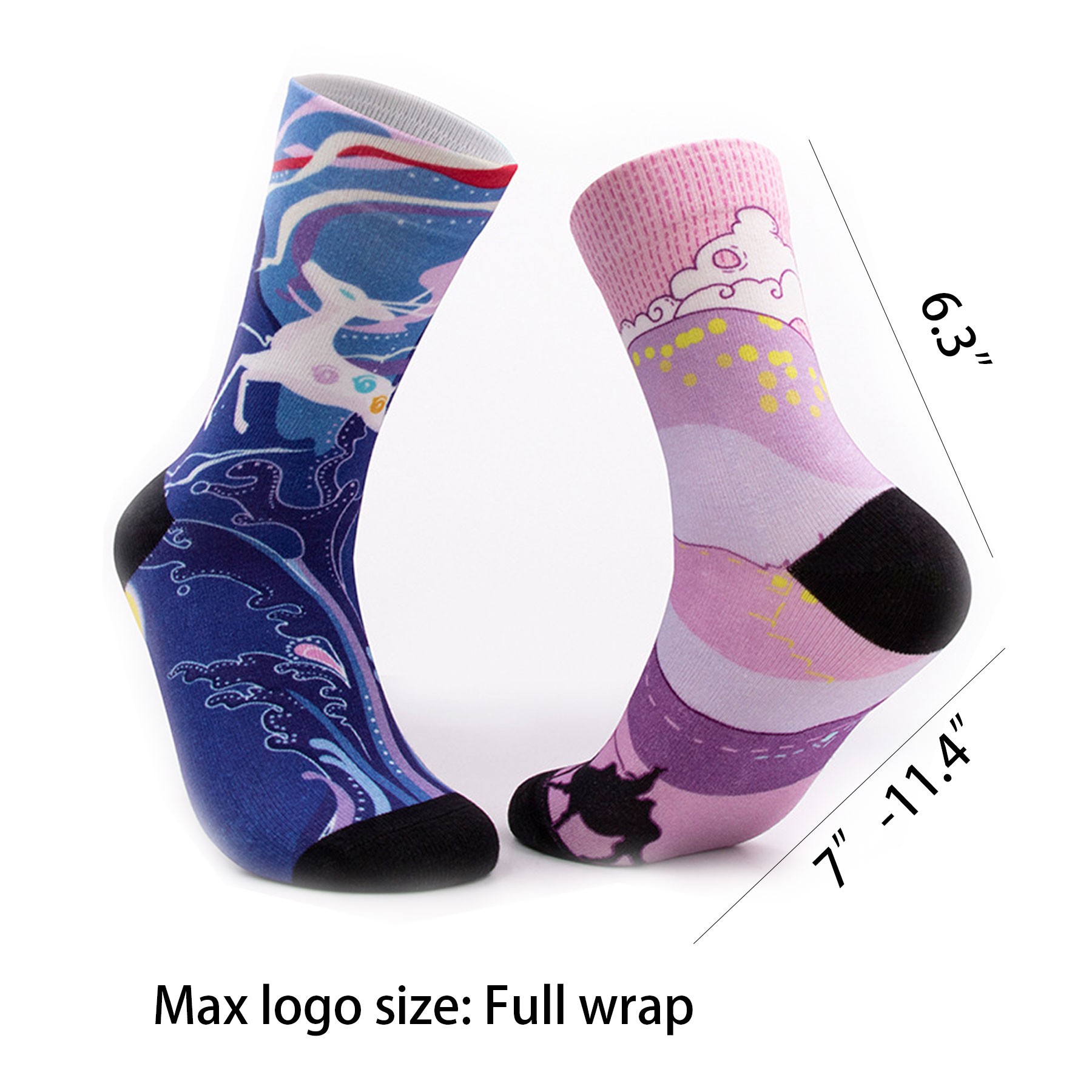 3D Sublimation Printing Socks 2