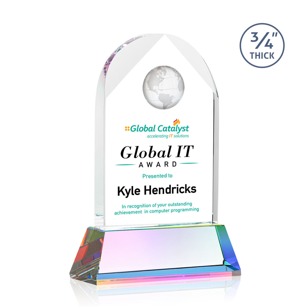 Blake Globe VividPrint™ Award on Newhaven - Prismatic 10