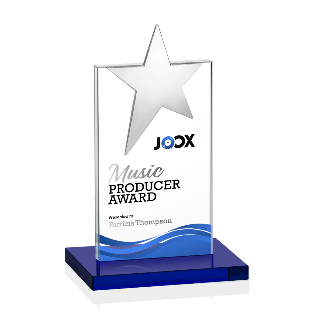 Bryanston Chrome Star VividPrint™ Award - Blue 9