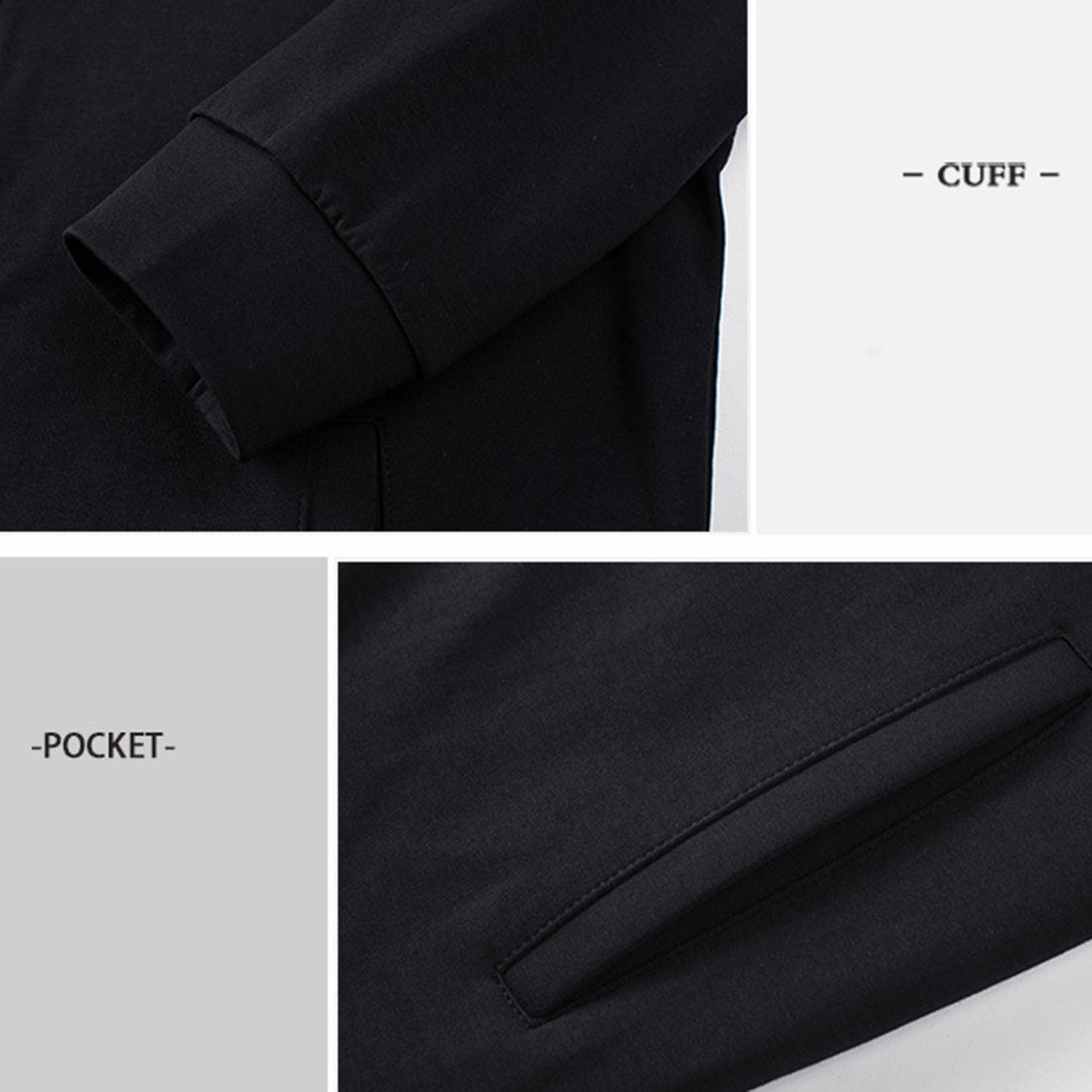 Cotton Sport Casual Hoodies Zipper Coat 4