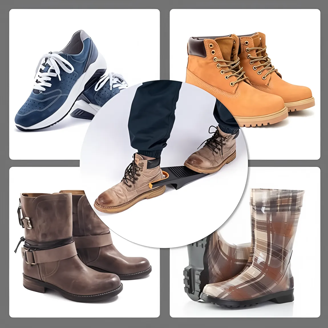 Heavy Duty Boot Jack Puller Remover Tool for Cowboy Work Wader Military Rubber Boots 2