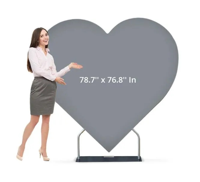 Heart Shaped Backdrop (6.5ft x 6.4ft) 4