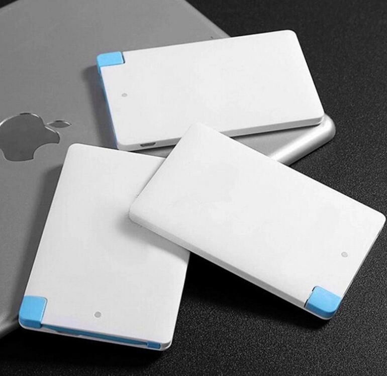 Promotional Gift Silm Thin Card Shape Power Bank 4000mah 3
