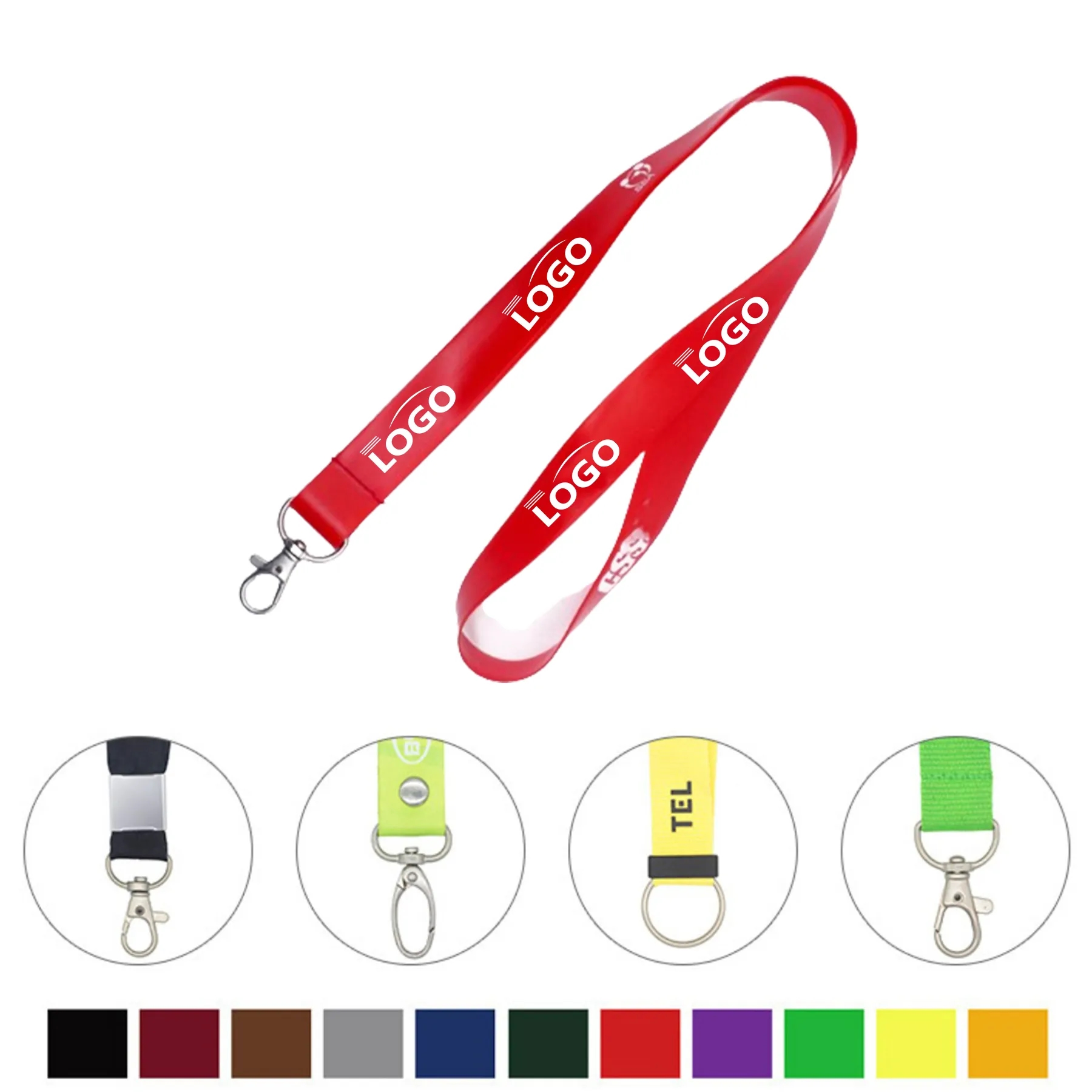 36 Inches Polyester Lobster Clasp Lanyard 4