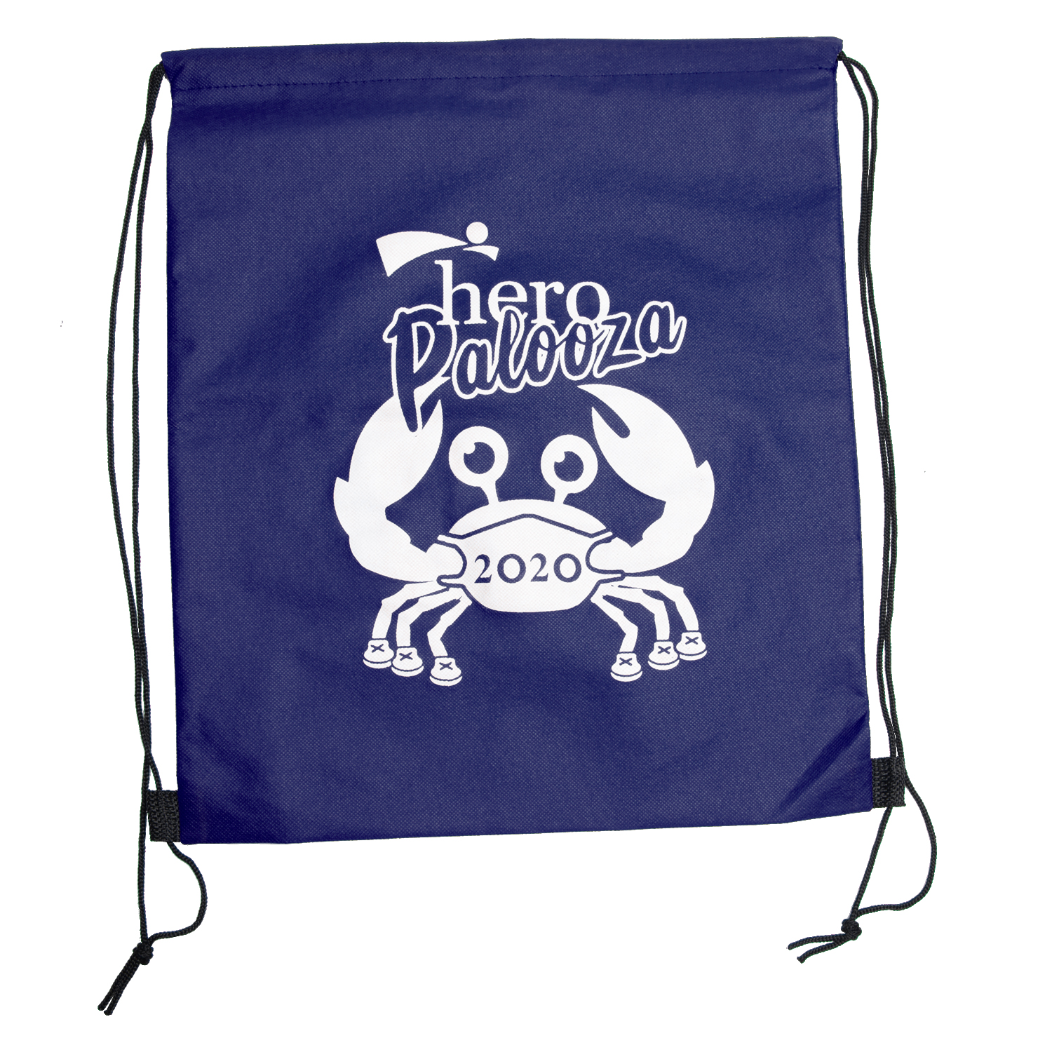 Wanderlust Non-Woven Drawstring Backpack (2 Color Imprint) 6
