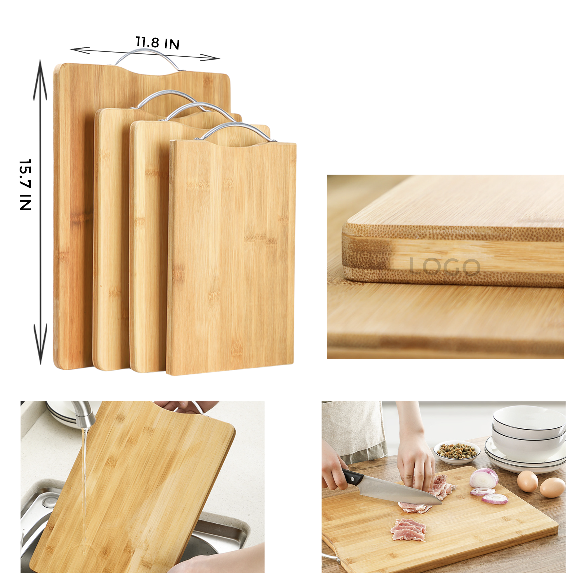 MOQ 10 PCS Durable Wooden Cutting Board 2