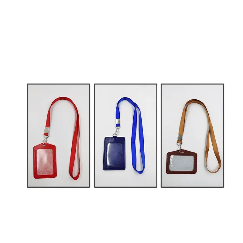 Coloured webbing ID badge lanyard 1