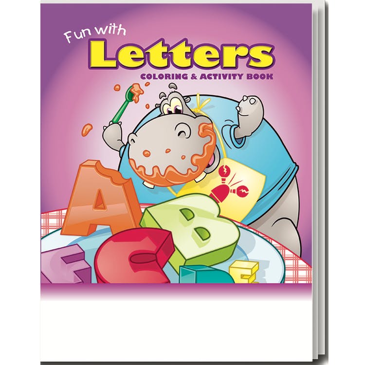 Fun with Letters Coloring Books - Ages 3-9 16 Pages 2