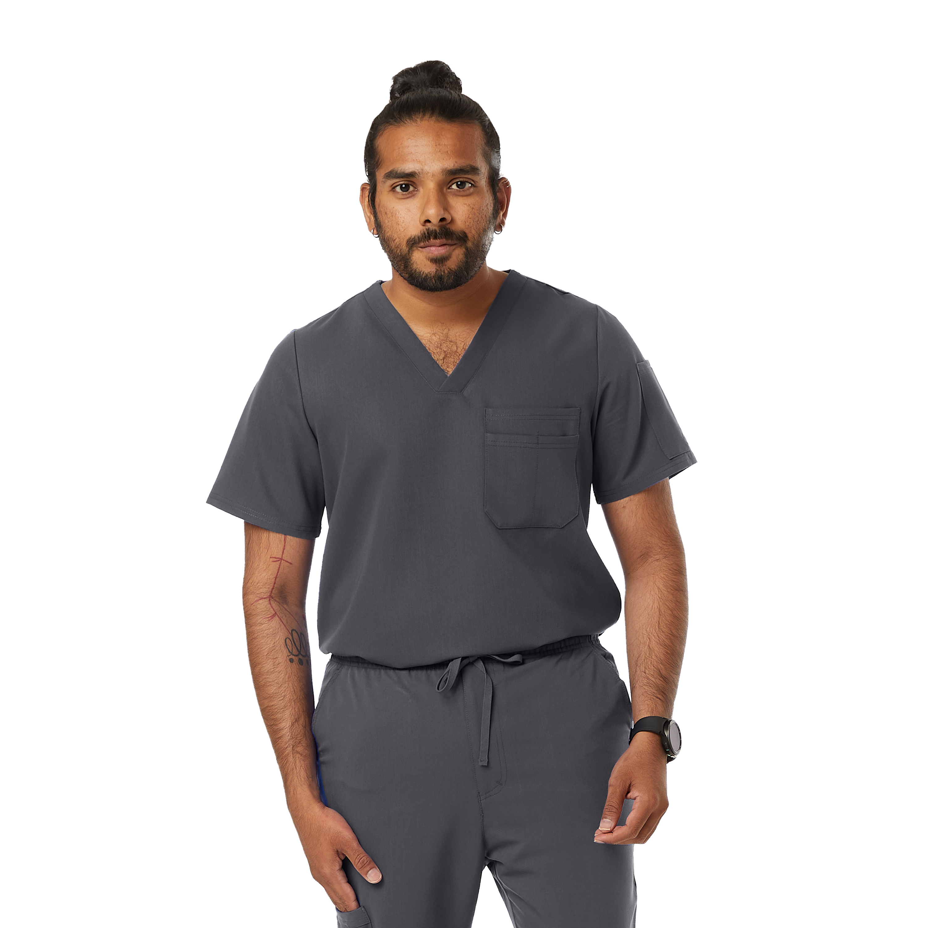 Mens WYND Tuckable Scrub Top 14