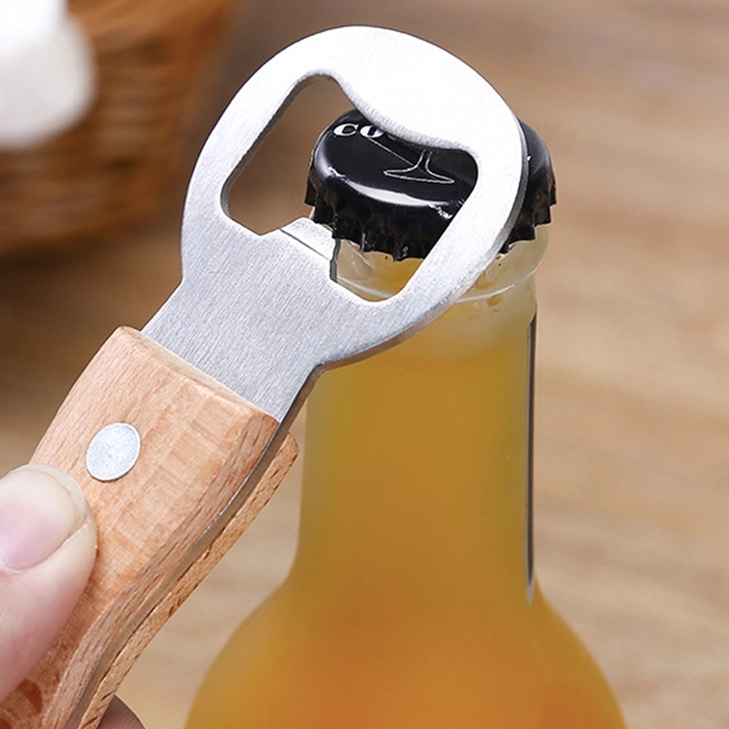 Wooden Classic Corkscrew Bottle Opener 4