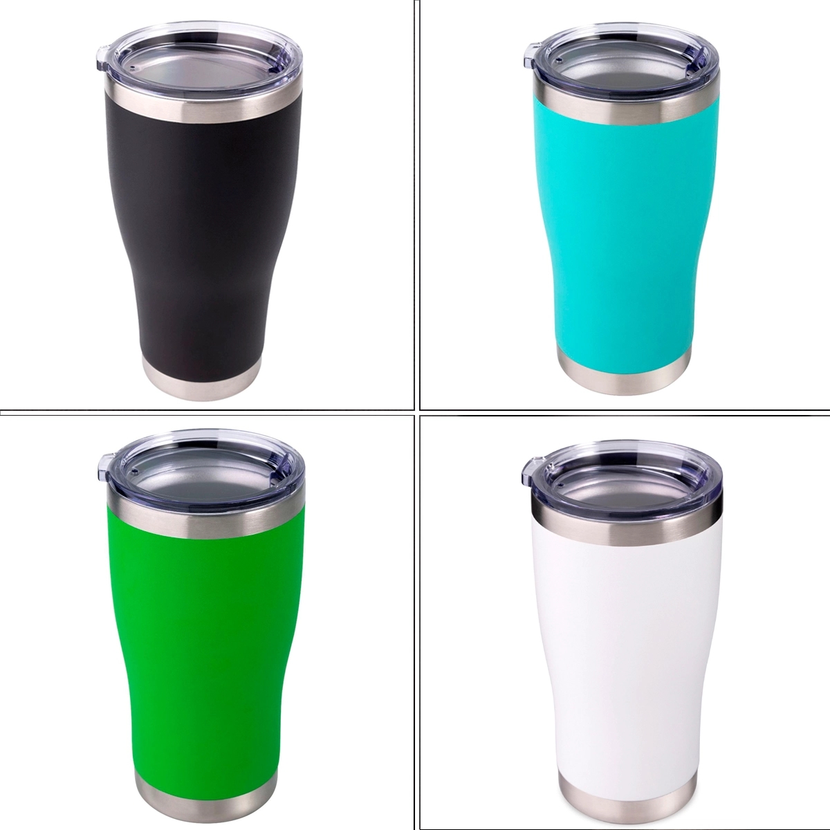 12 20 30 40oz Stainless Steel Vacuum Insulated Car Tumbler 3