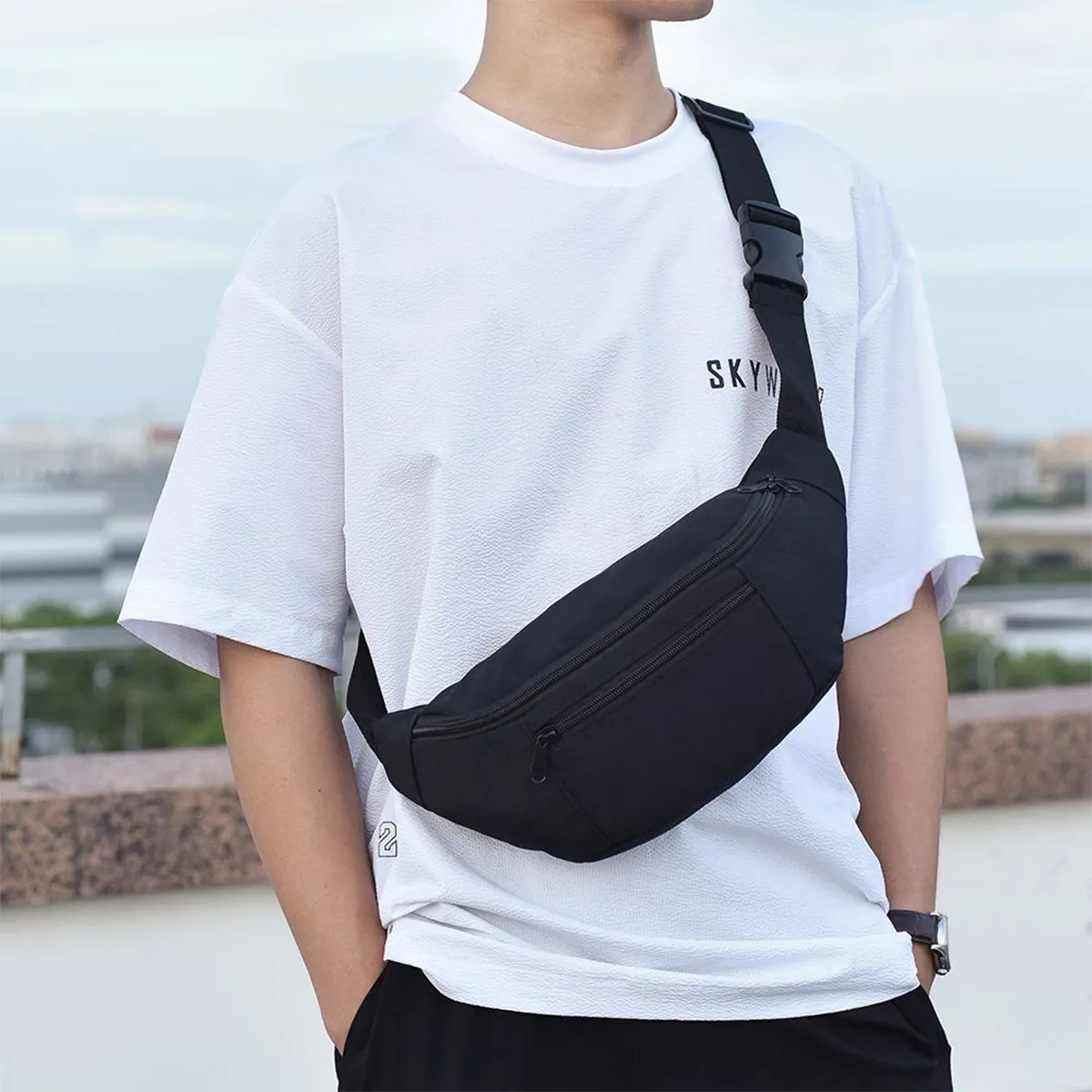 Durable Travel Fanny Pack Outdoor Sports Waist Bag 5