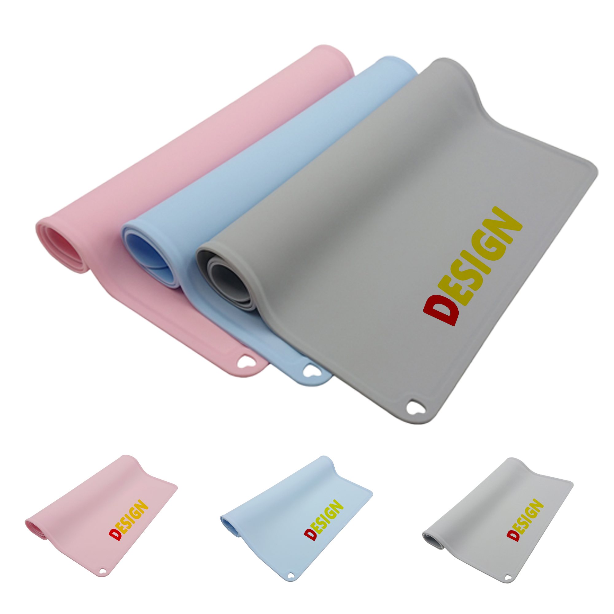 Food Grade Portable Silicone Placemat 4