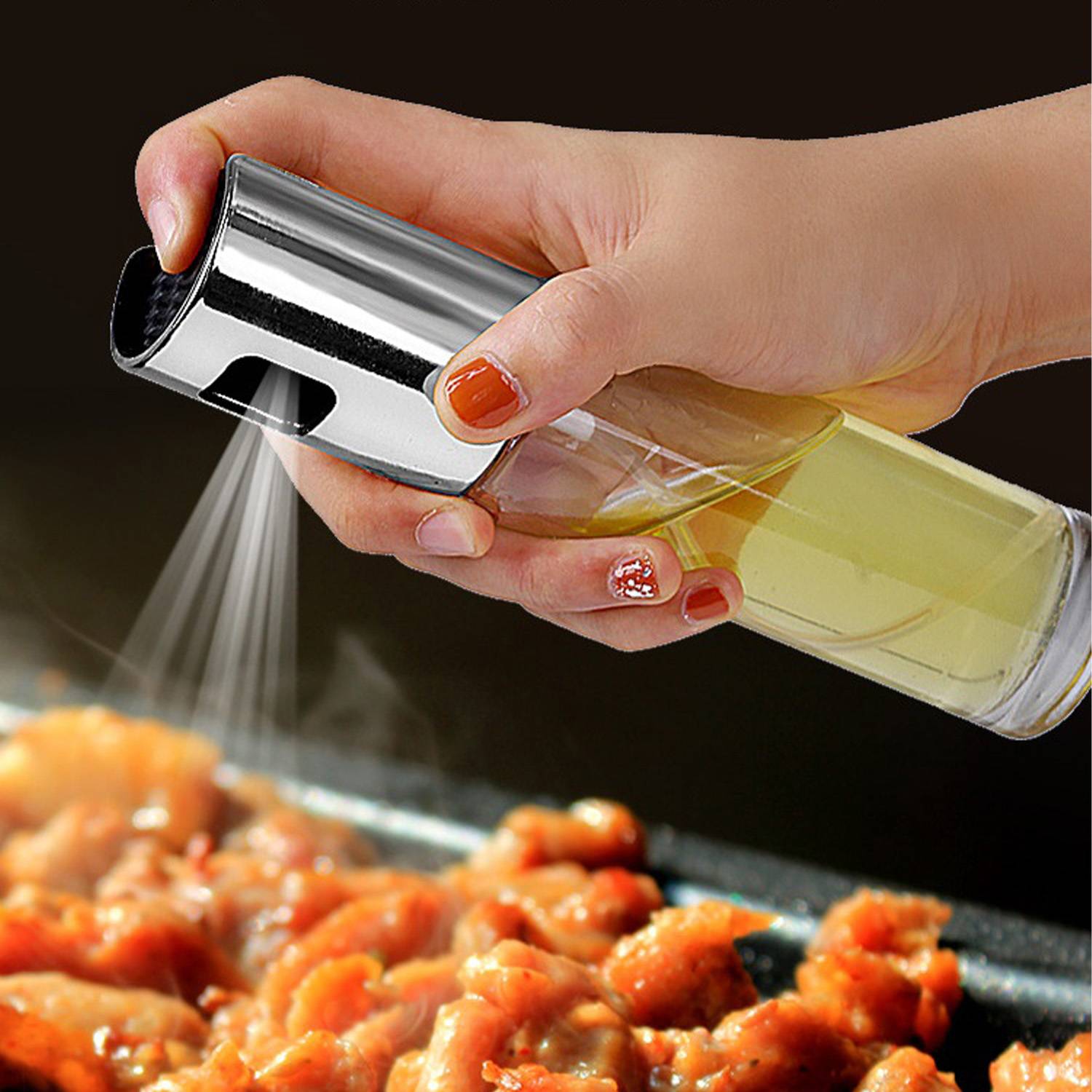 Oil Glass Sprayer Bottle For Cooking 7
