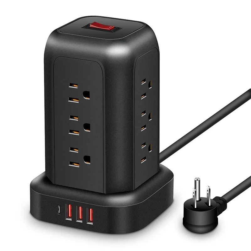 16 in 1 Multiple Outlets with Overload Protection 5
