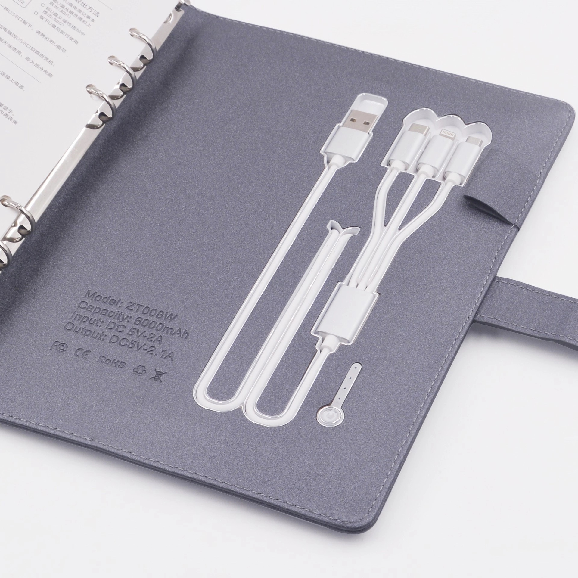 Tech Portfolio with Wireless Phone Charger 4