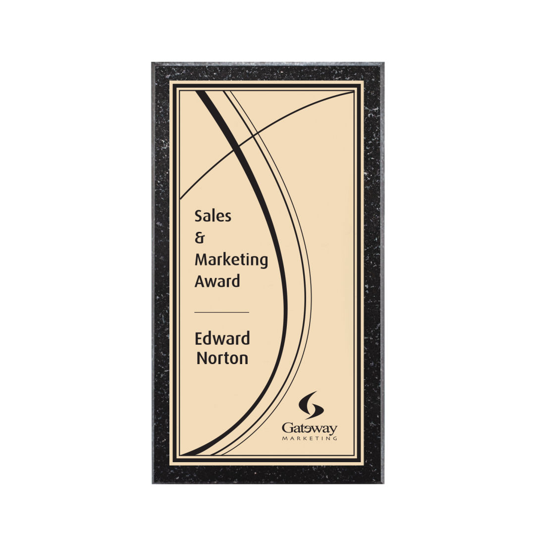 Baltimore/Everett Plaque - Gold/Tall 3