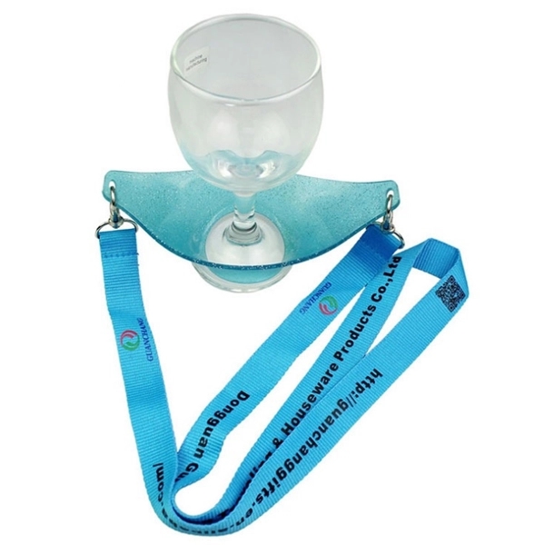 Personalized Lanyard Wine Glass Holder 5