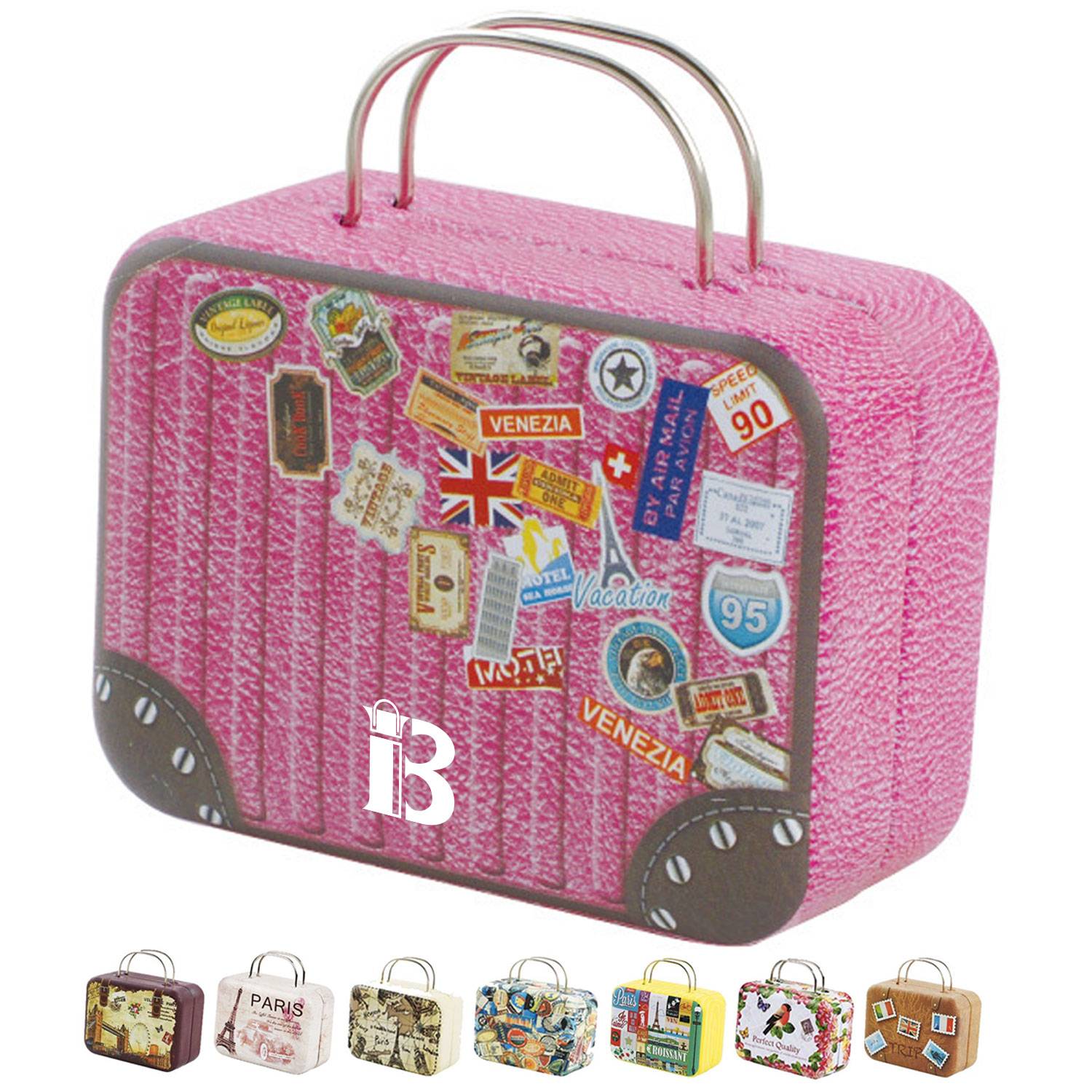 Vintage Travel Case - Mini Ferrero Box & Eyelash Holder Pair