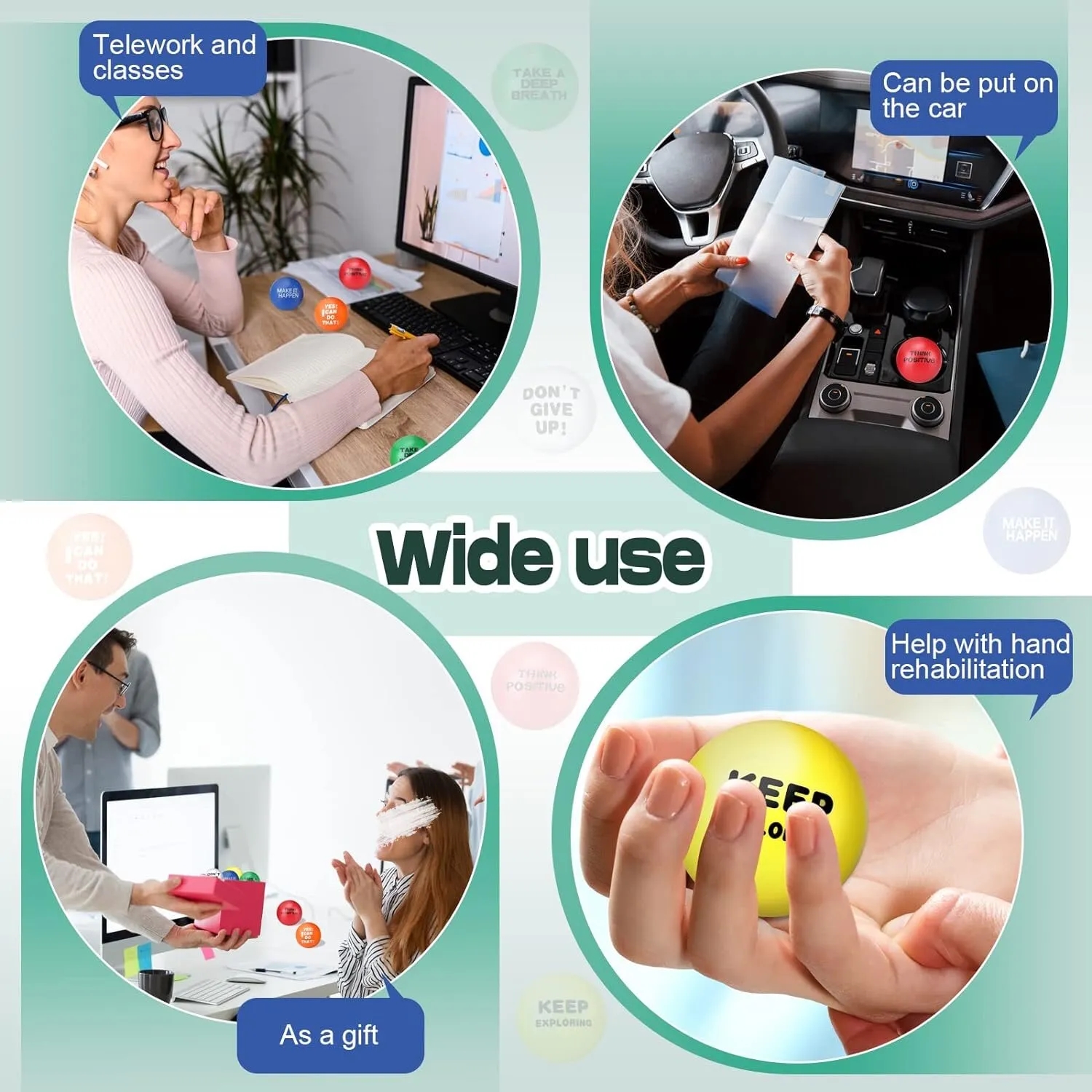 2.8" PU Stress Relief Balls 5