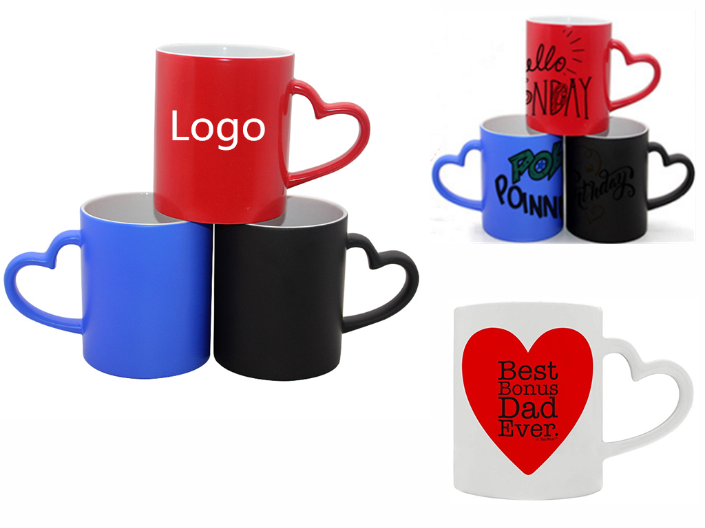 11 oz Ceramic Sublimation Coffee Mug Magic Color Changing 2