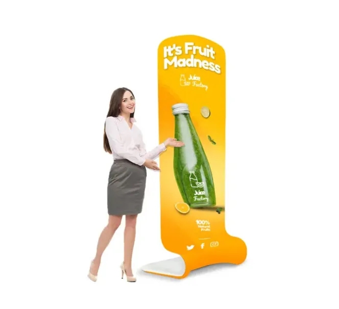 Fabric Display Stand Snake B Double Sided Package 2