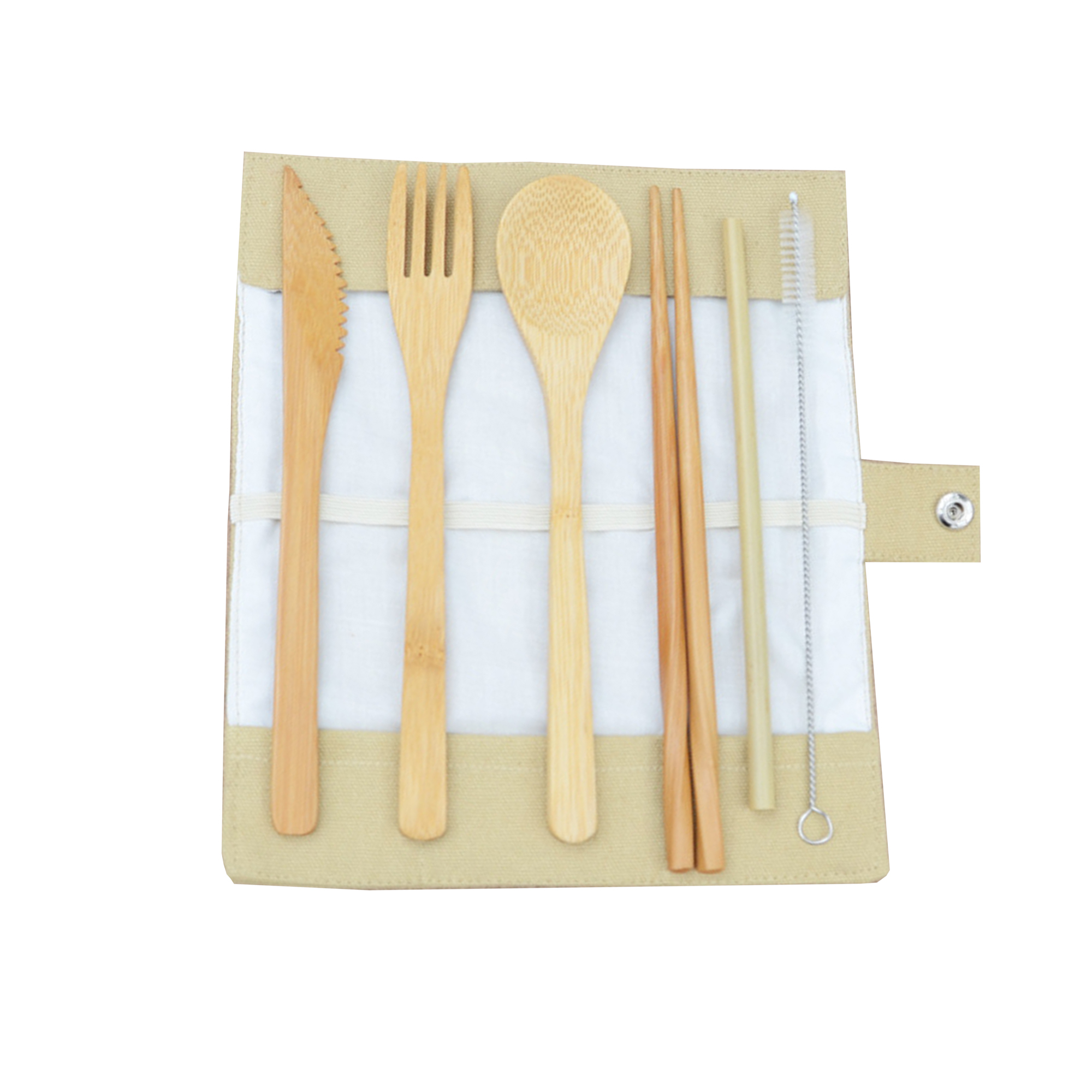 Customizable Bamboo Cutlery Kit 6