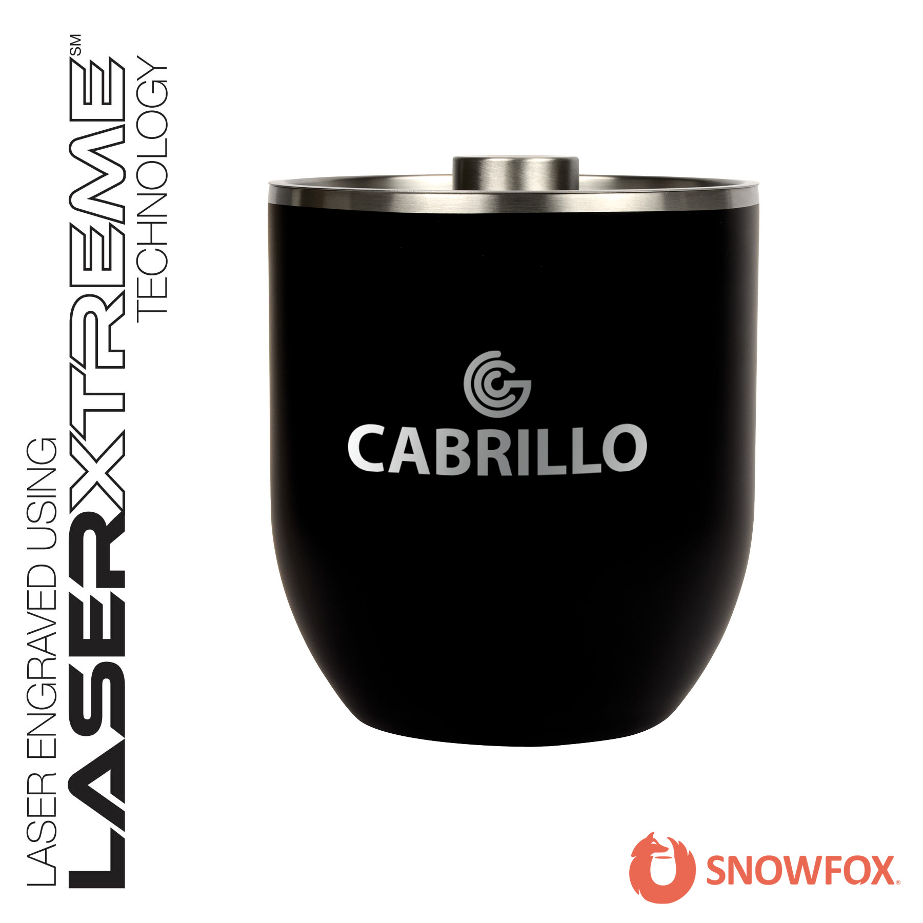 Snowfox® 3L Double Wall Stainless Steel, Vacuum Insulated Ice Bucket 21
