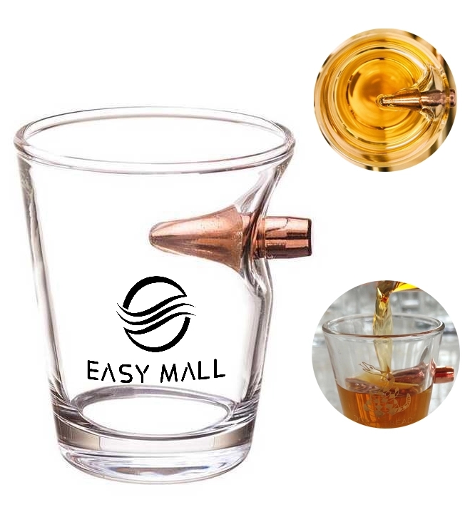 2 Oz Embedded Copper Bullet Cup 2