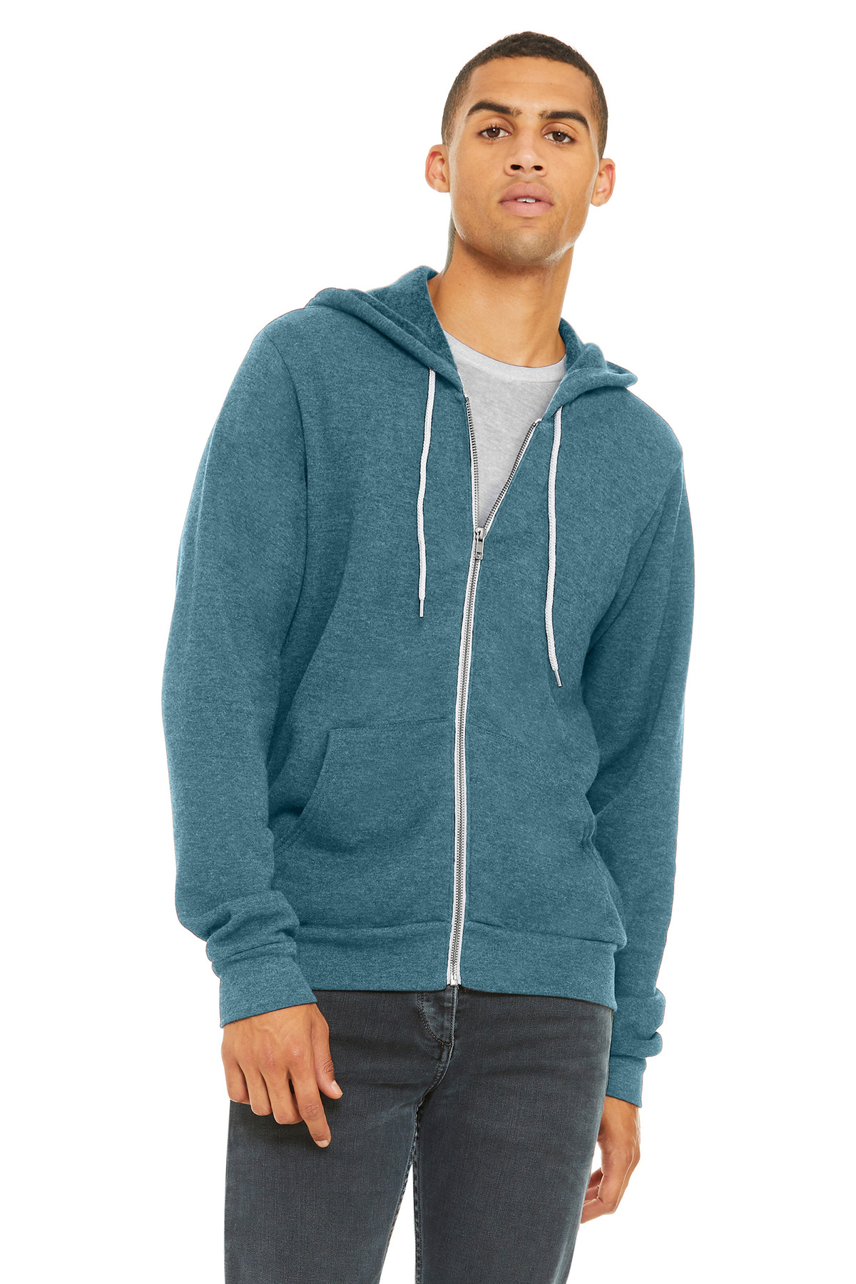 BELLA+CANVAS® Unisex Sponge Fleece Full-Zip Hoodie 14