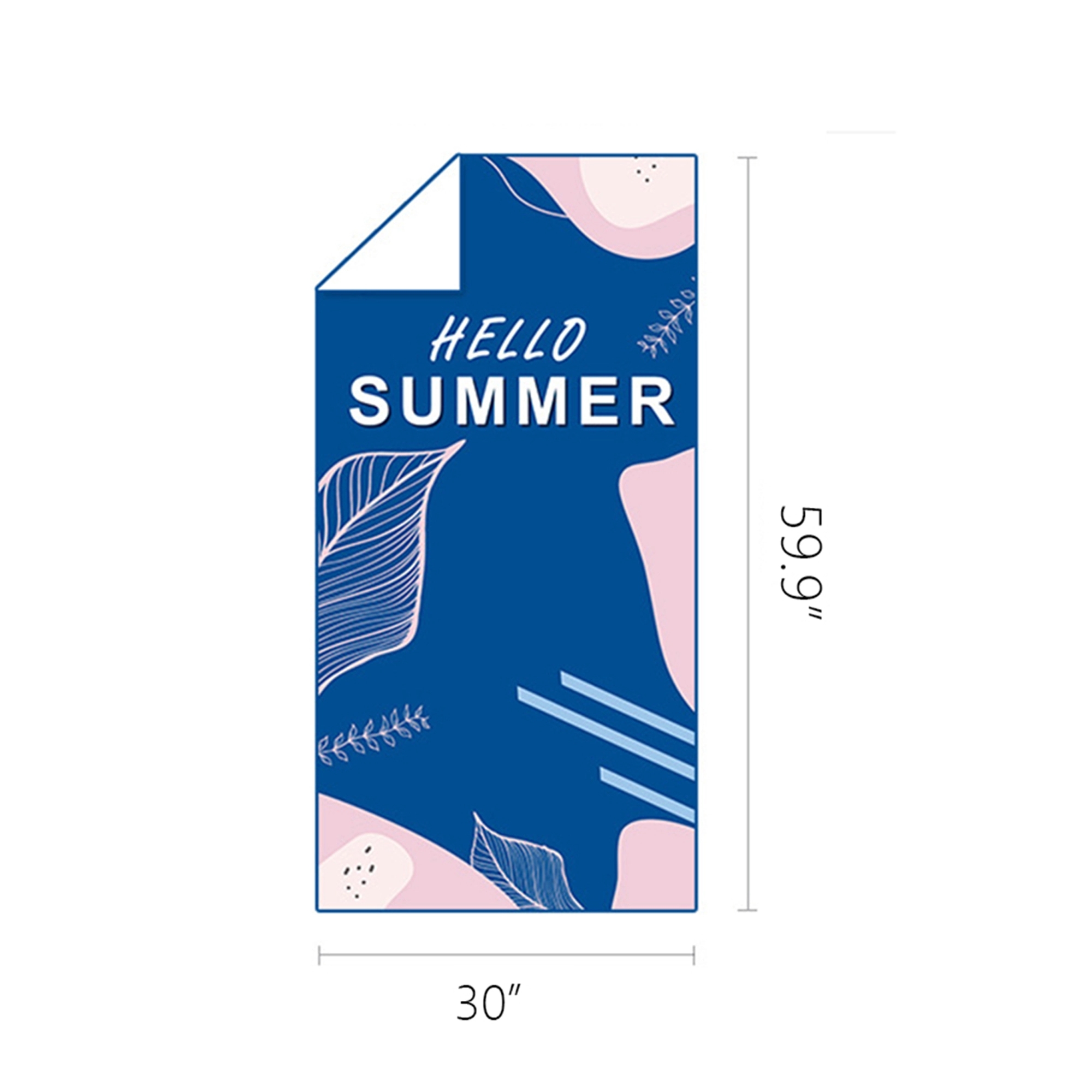 Full Color Microfiber Beach Towel 2