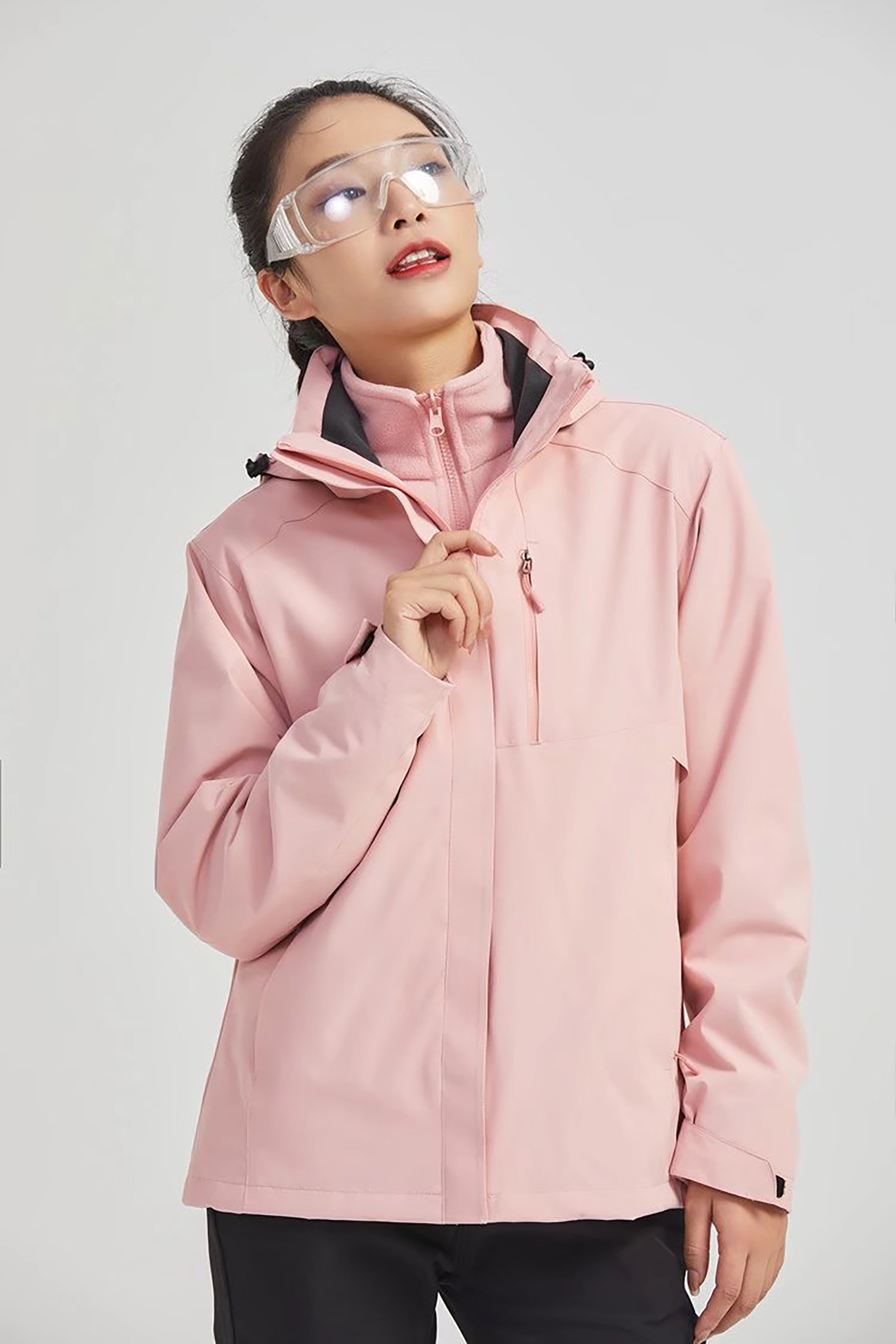 Warm Fleece Insulated Winter Snow Jacket 1