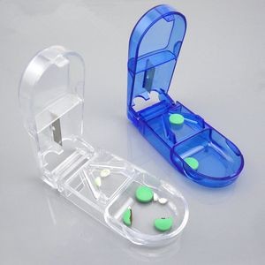 6 Compartment Classic Pill Case Tablet Box With Health Cross Design 12