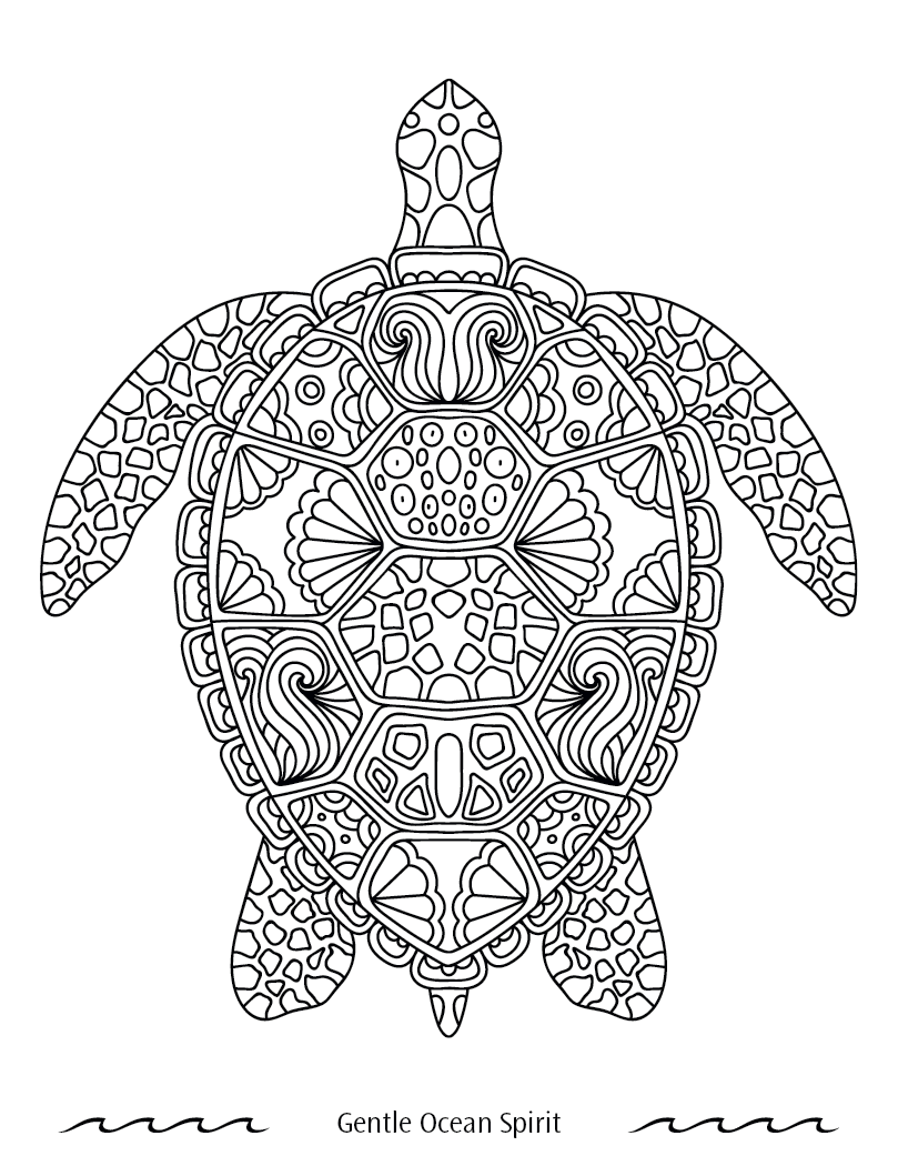 Good Value™ Oceans of Serenity Adult Coloring Book 9