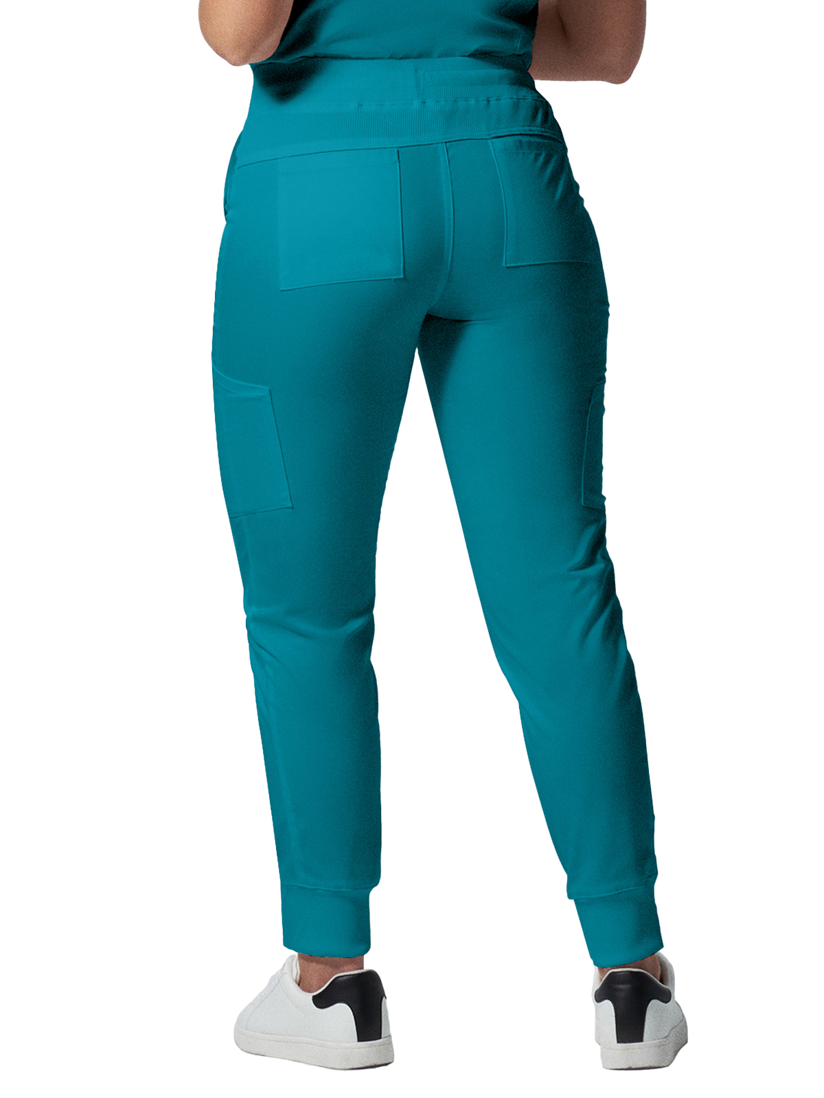 Landau - ProFlex - Women's Six-Pocket Mid-Rise Elastic-Back Waist Jogger Pant 30